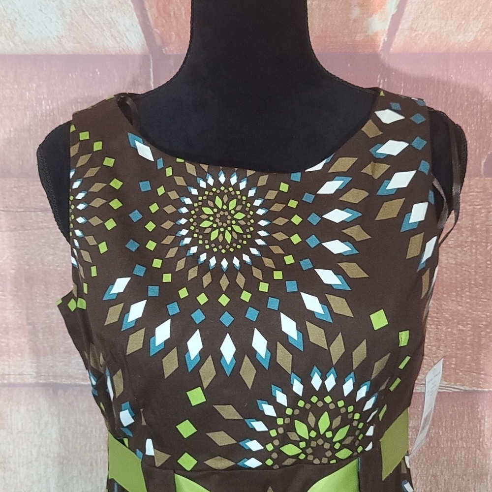 Jessica Howard NWT Kaleidoscope Sleeveless Dress - Picture 4 of 6